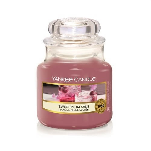 Yankee Candle Sweet Plum Sake Kleine Geurkaars